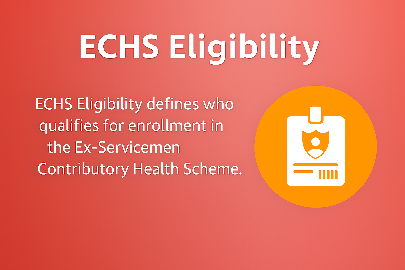 ECHS Registration